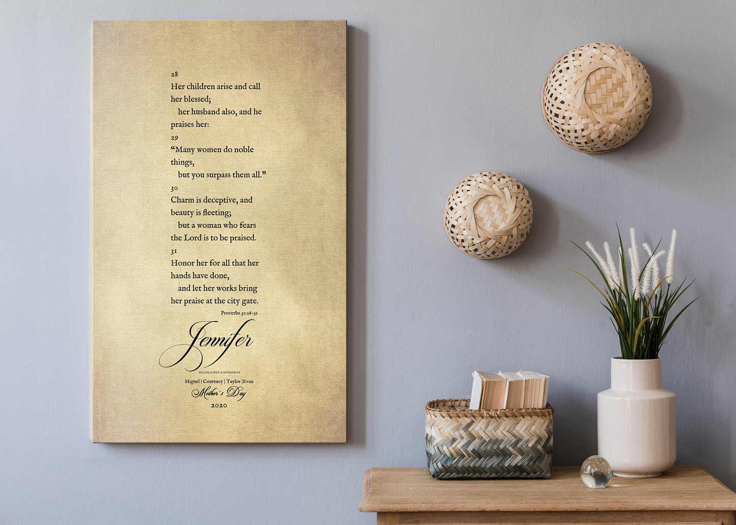 Personalized Proverbs 31 gift, Mother's Day Gift for Daughter, Personalized Mother's day, Mother's Day, Mother' Day Gift for Daughter in Law