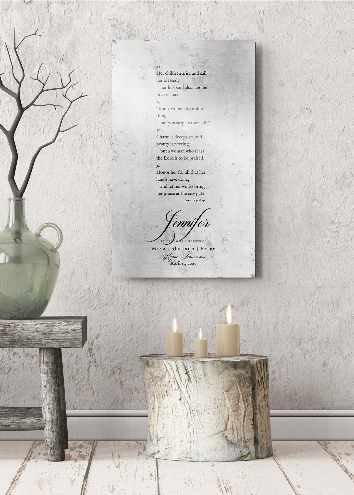 Personalized Proverbs 31 Sign