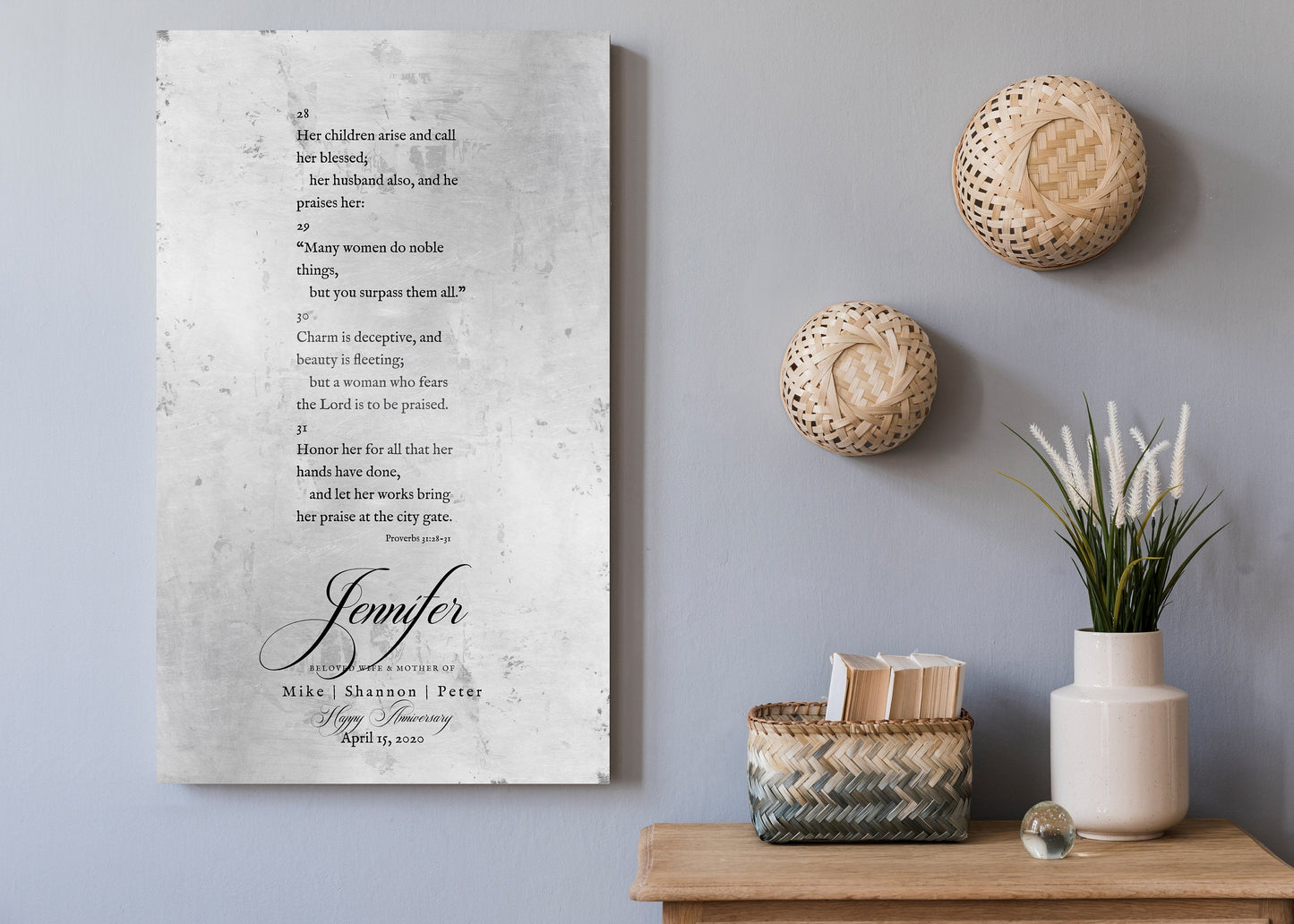 Personalized Proverbs 31 Sign