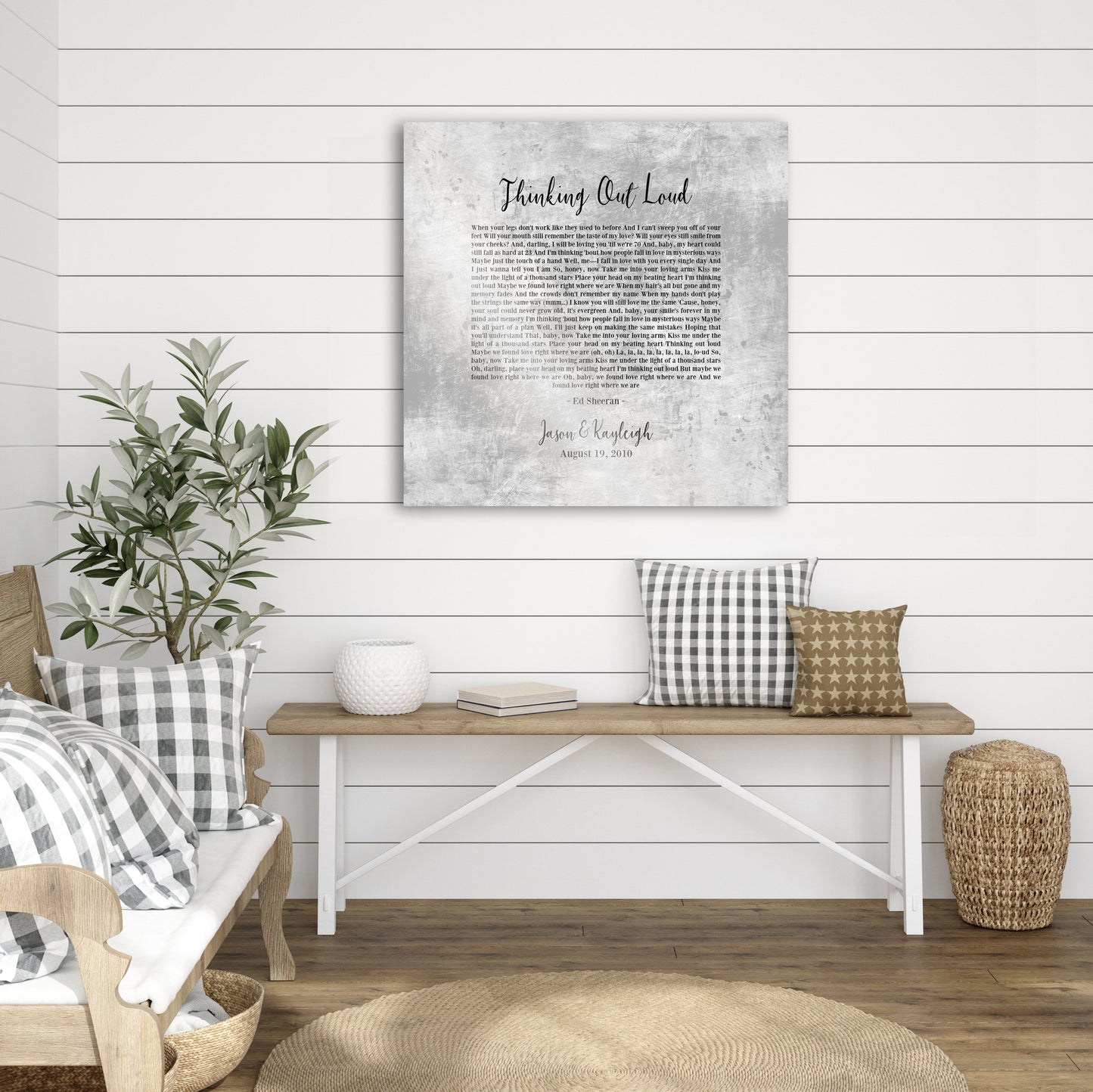 10 Year tin Gift, Our Song on Tin, Tin Anniversary Gift, Distressed Tin Sign, 10 year Tin, On Metal, 10th Anniversary Gift, Tin Gift for Her