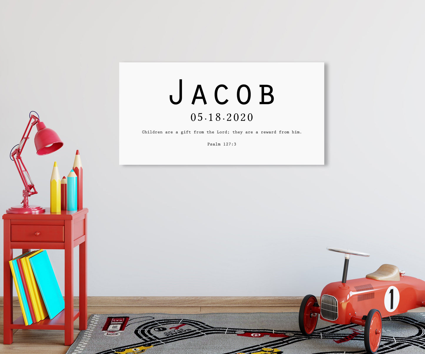 Custom Baby Name Sign