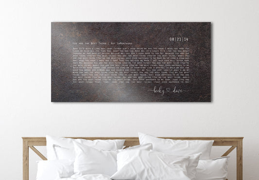 Our Song, Iron Anniversary Sign