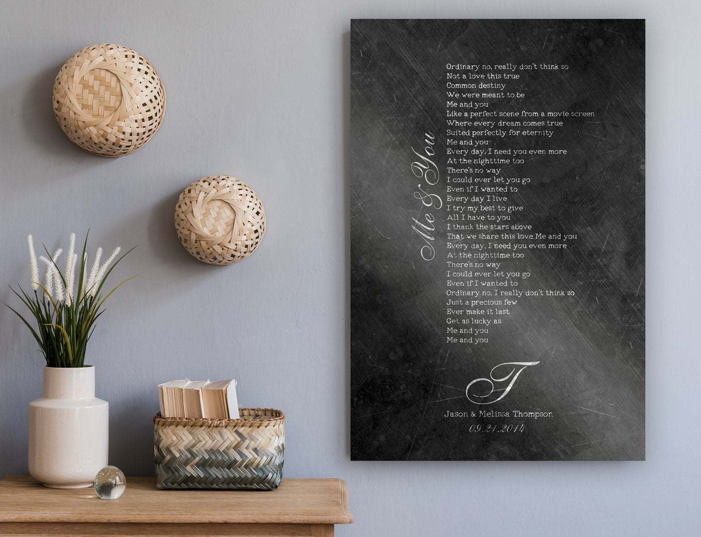 Monogrammed Iron First Dance Song Sign