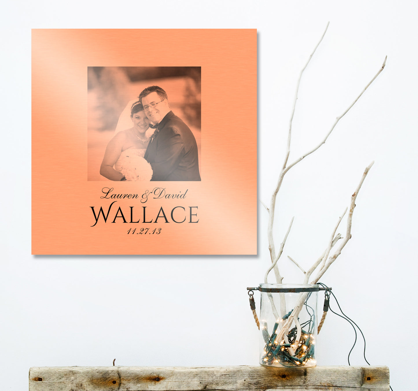 Copper Anniversary Gift, Photo on Copper, Custom Copper Gift, Gift on Copper, 7 Year Gift, 7 Year Anniversary Gift, 7 Year Copper Gift