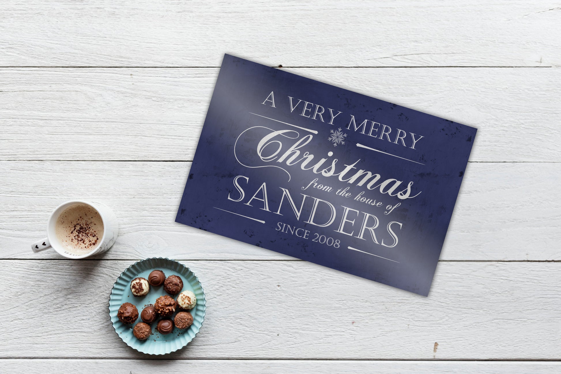 Personalize Holiday Sign, Family Sign, Christmas Sign Farmhouse, Established sign, Metal Christmas Sign, Rustic, Large Christmas Sign,