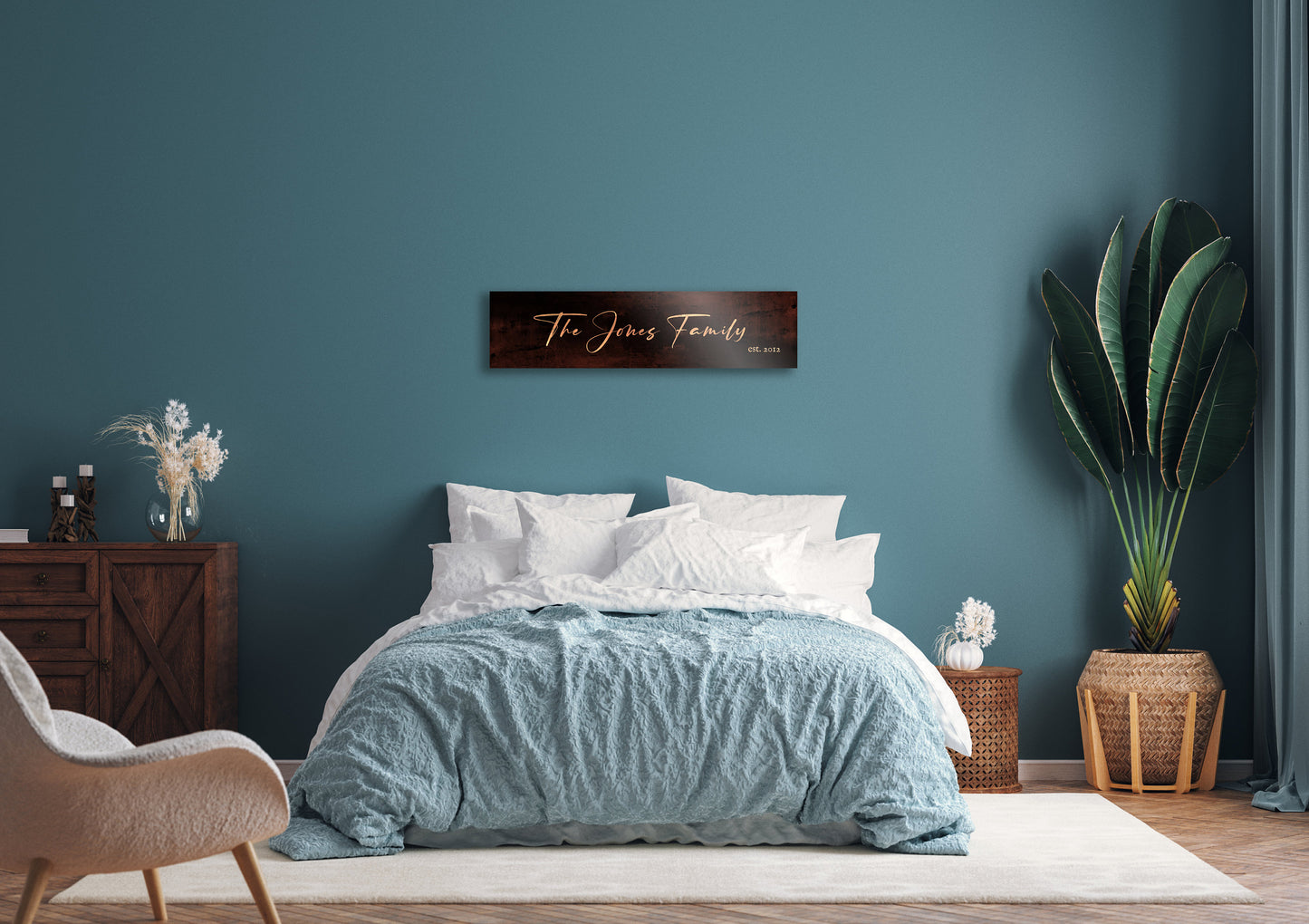 Anniversary Gift, Bronze, 8 Year Anniversary Gift, 8th Anniversary Gift, Name Sign, Metal Sign, Personalized Bronze, Eight Year Anniversary