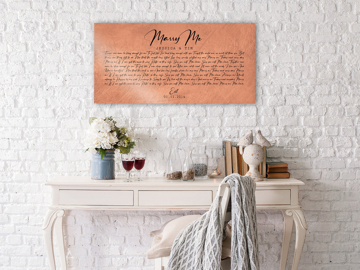 Copper Gift, Wedding Song on Copper