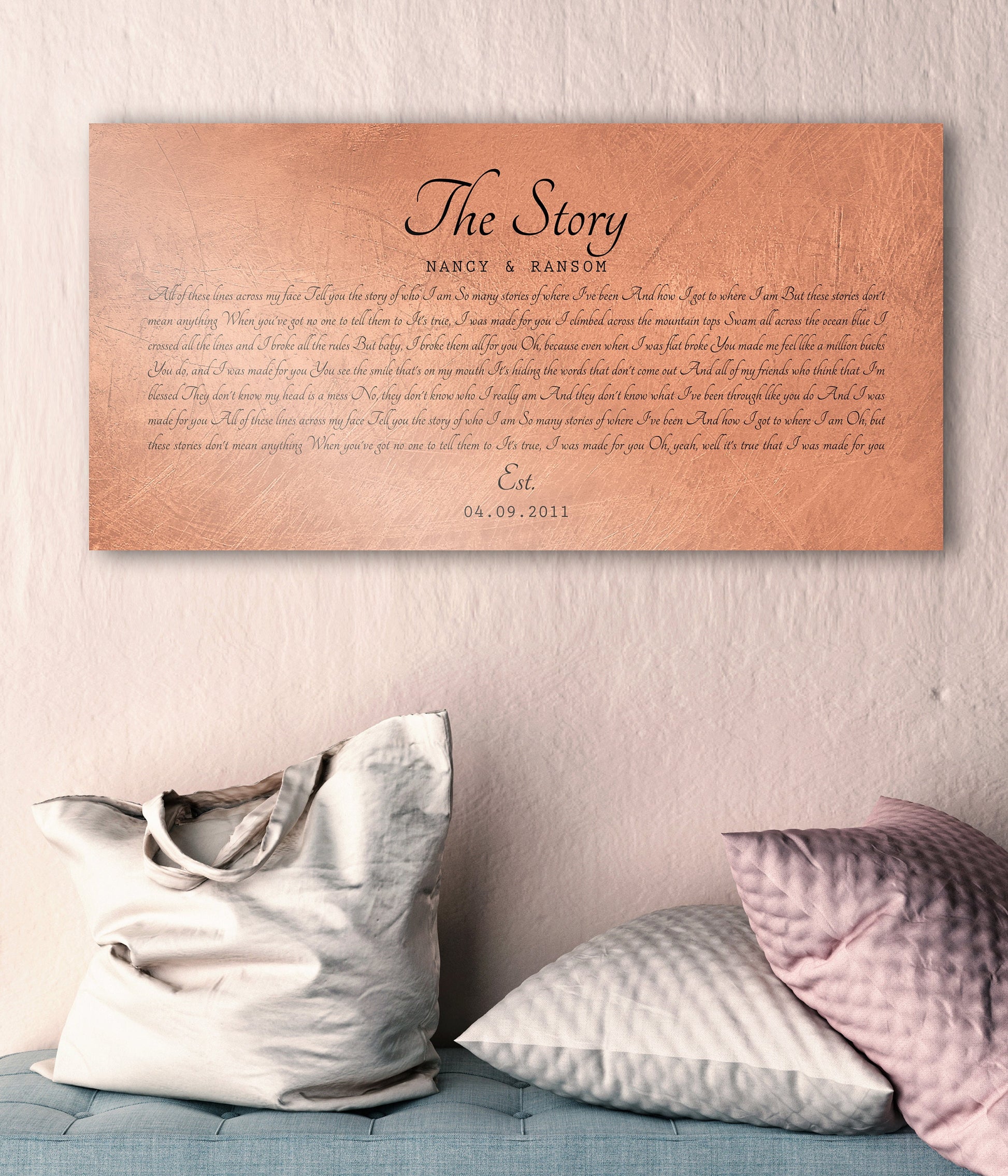 Copper Gift, Wedding Song on Copper