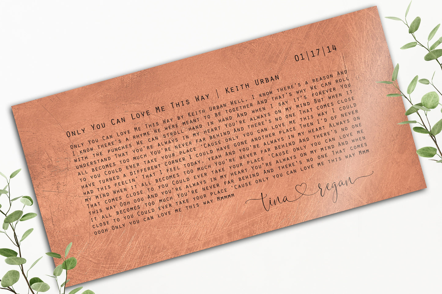 Custom Lyric Sign, Gift for Husband