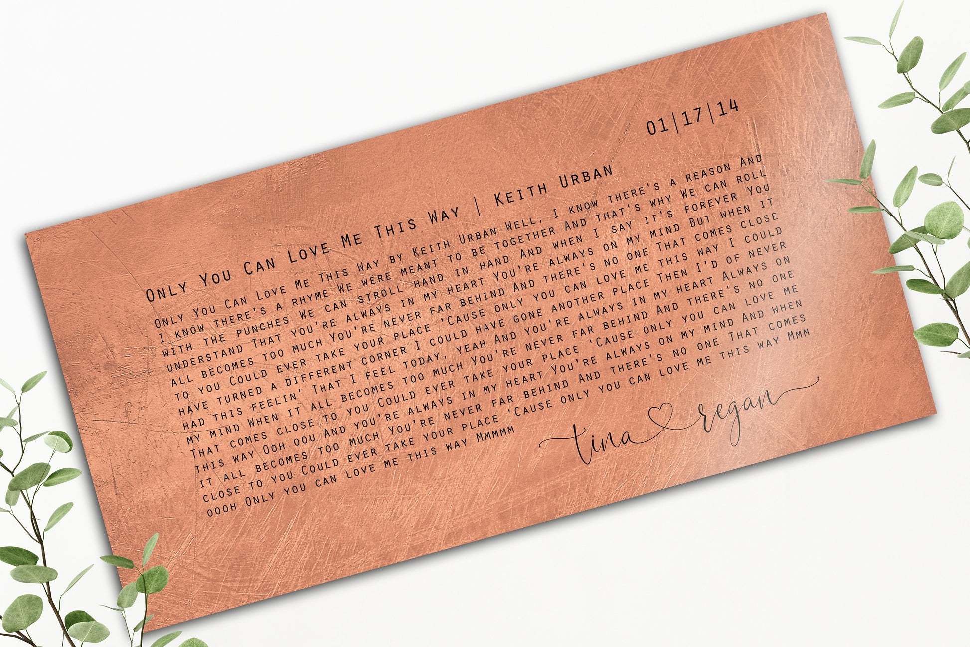 Custom Lyric Sign, Gift for Husband