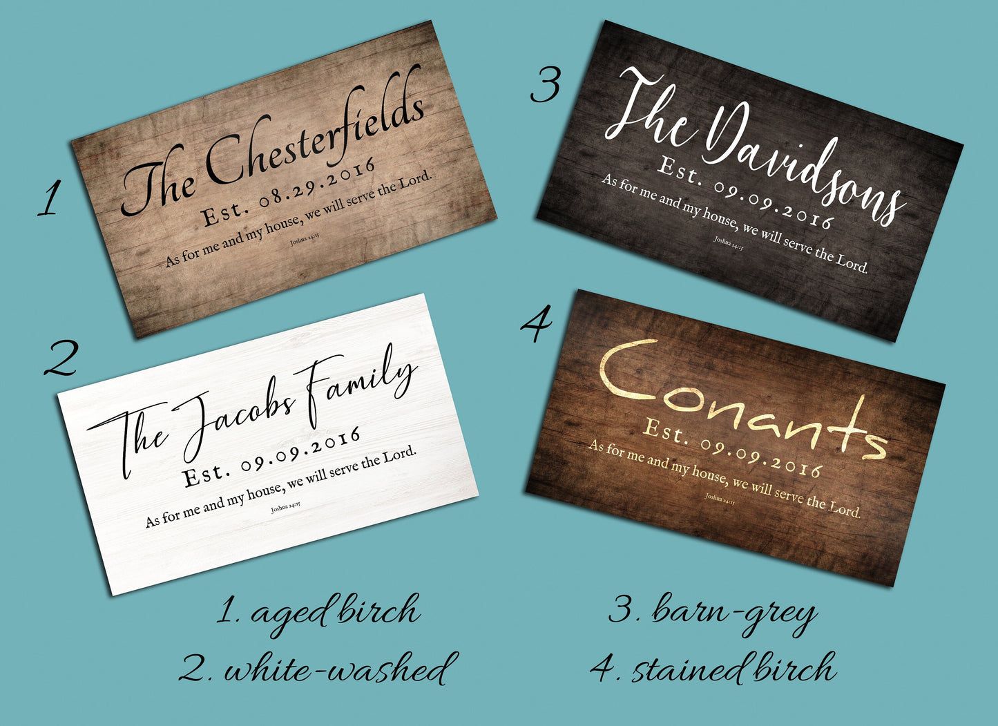 Family Name Sign, Wood Gift