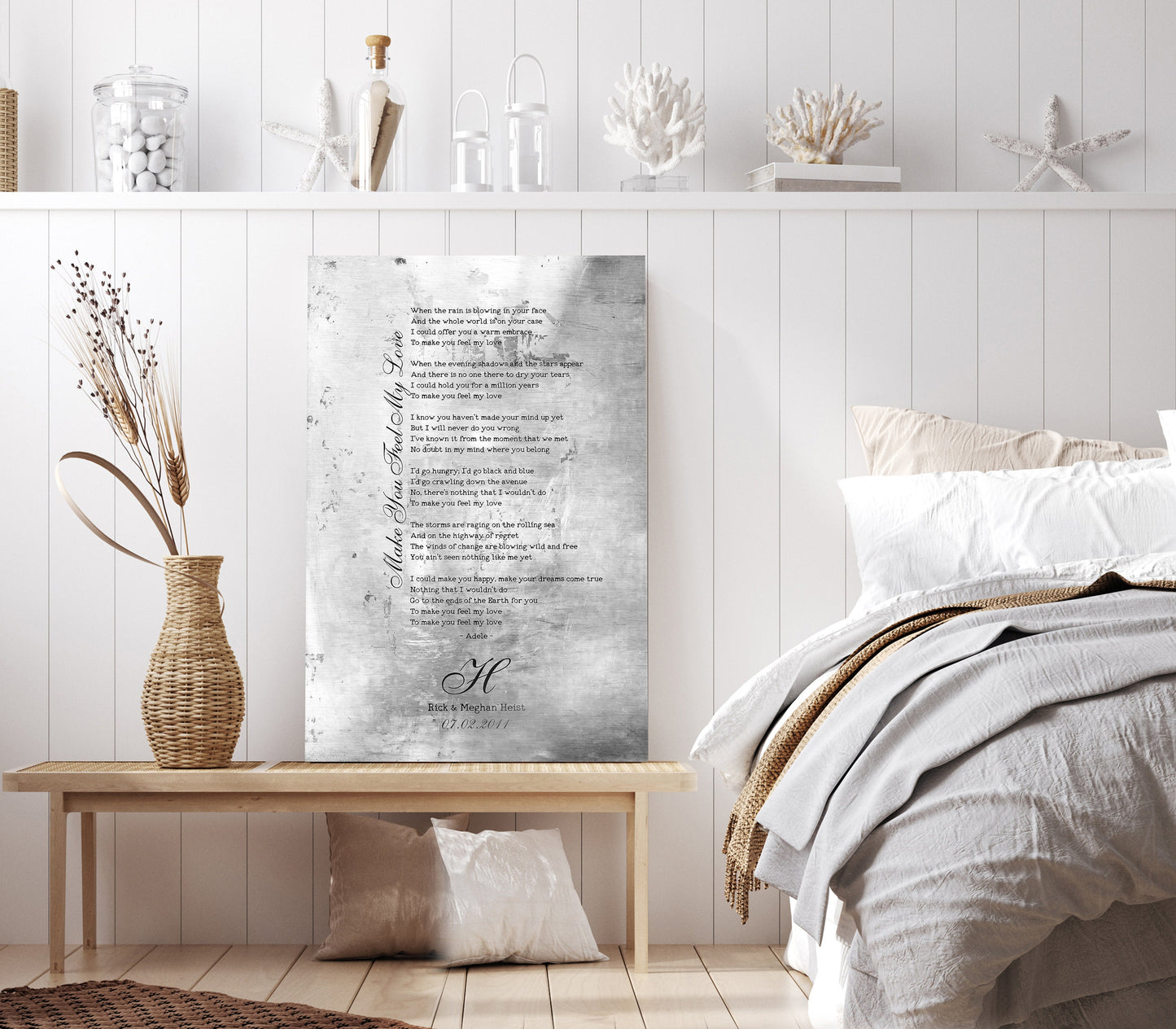 Wedding Song Tin, Tin Anniversary Decor