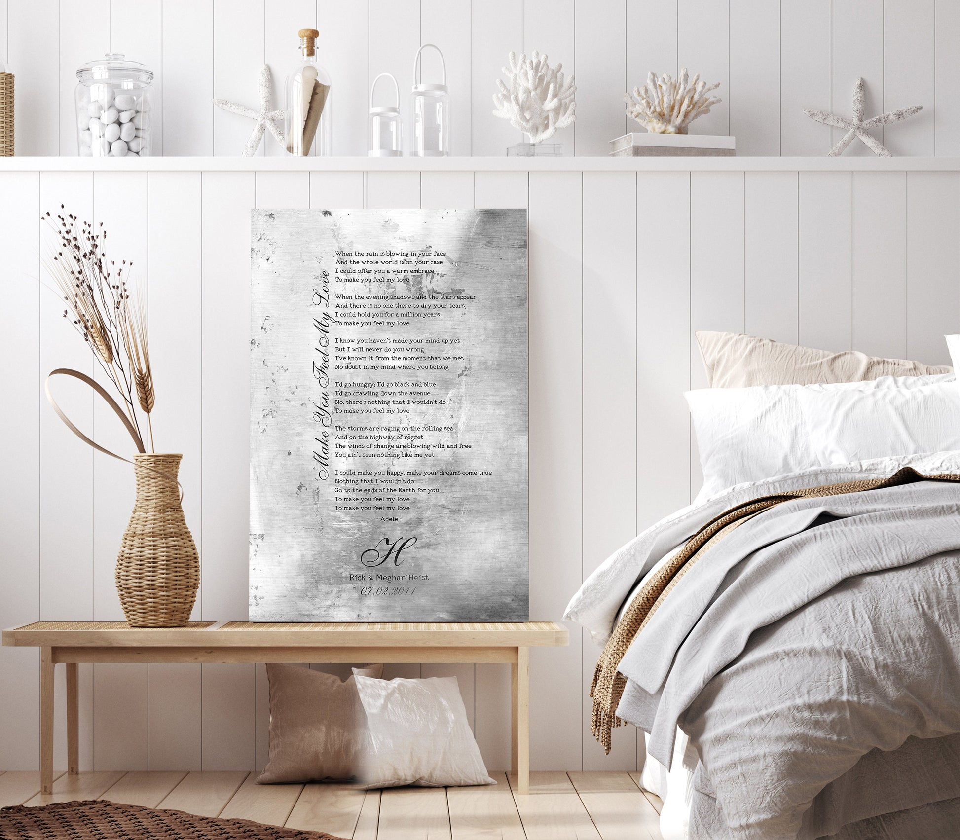 Wedding Song Tin, Tin Anniversary Decor