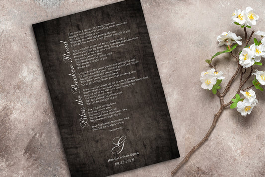 Rustic Anniversary Gift, Wood Anniversary Gift