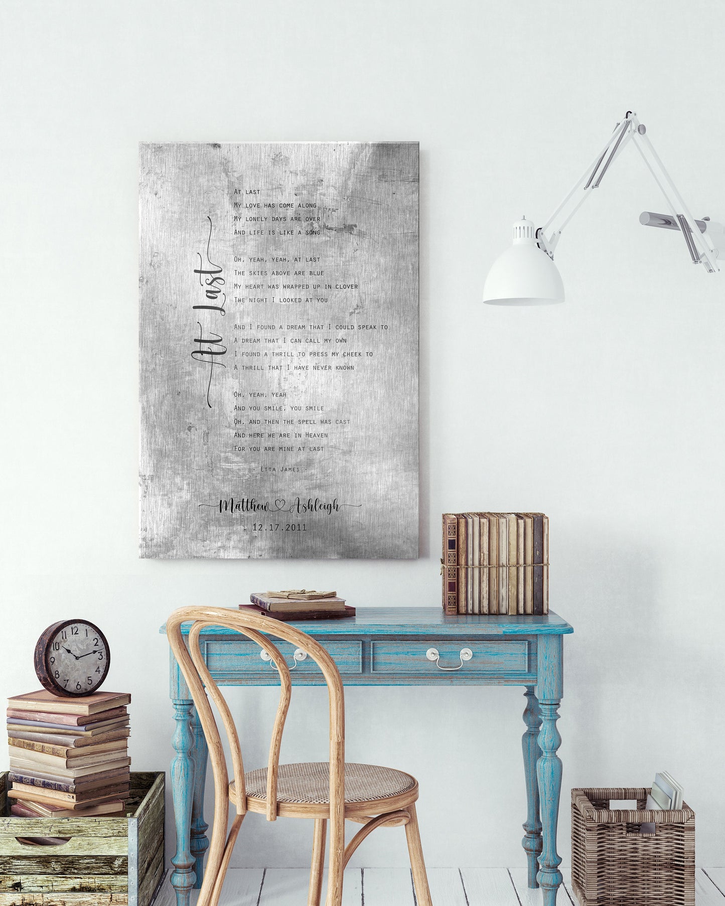 Lyric Sign, 10th Anniversary Gift