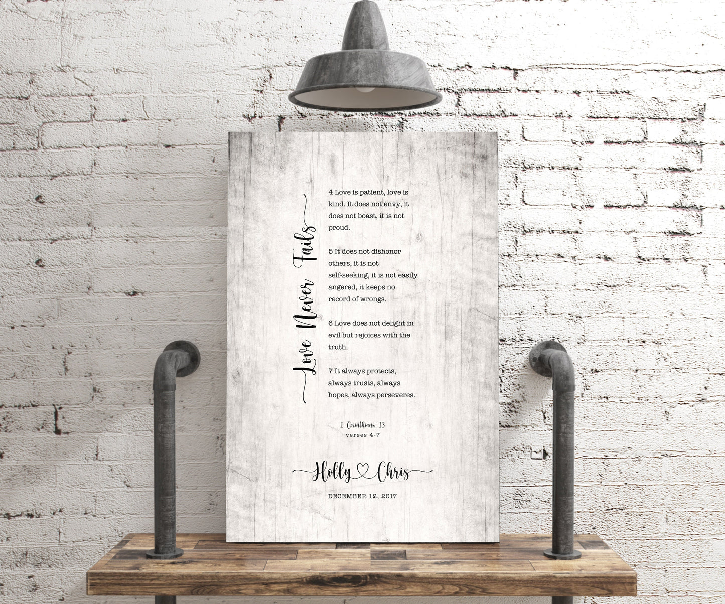 5th Anniversary Gift for her, 5 year anniversary gift for him