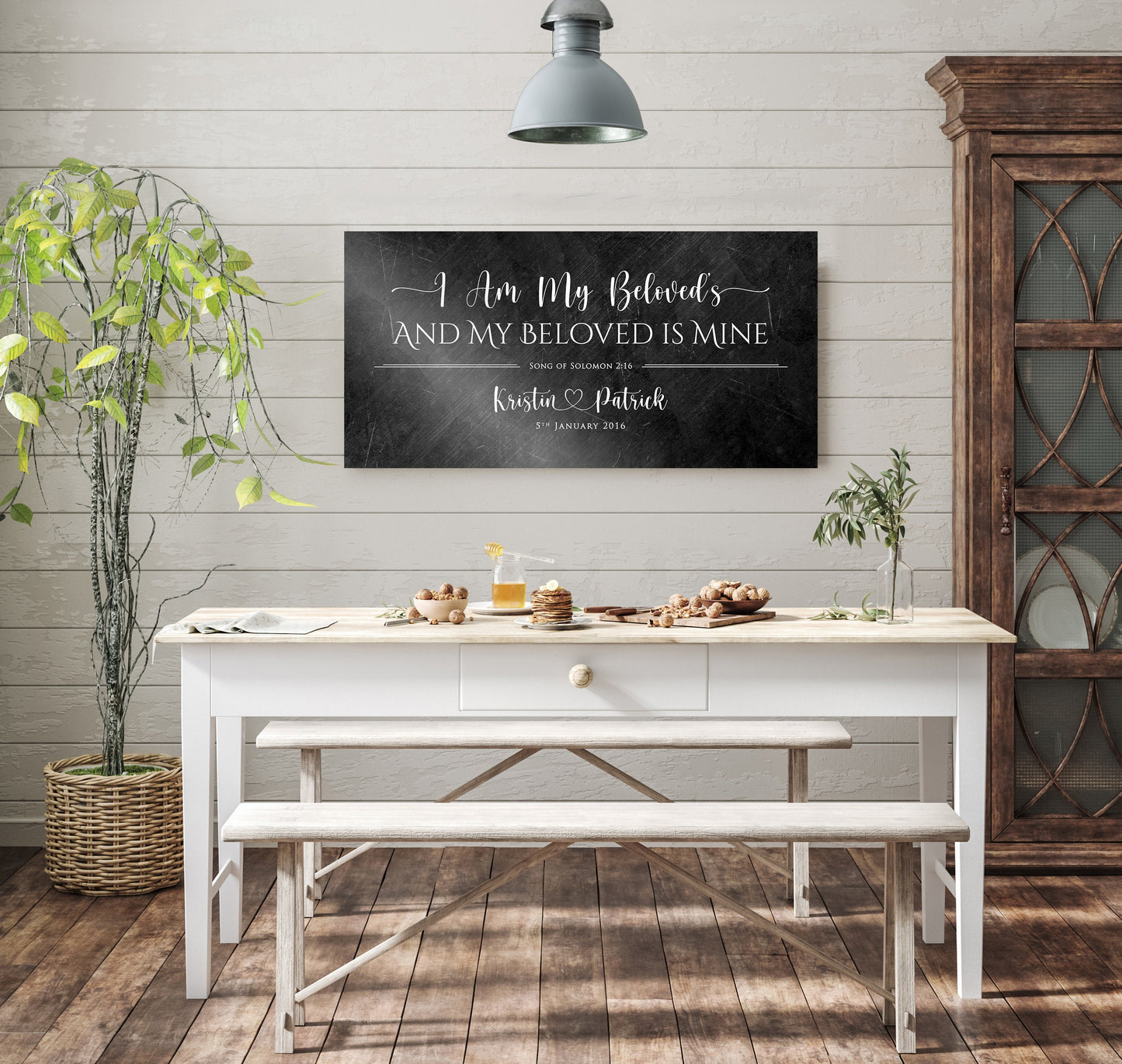 5 year anniversary gift for her, I am my beloved's