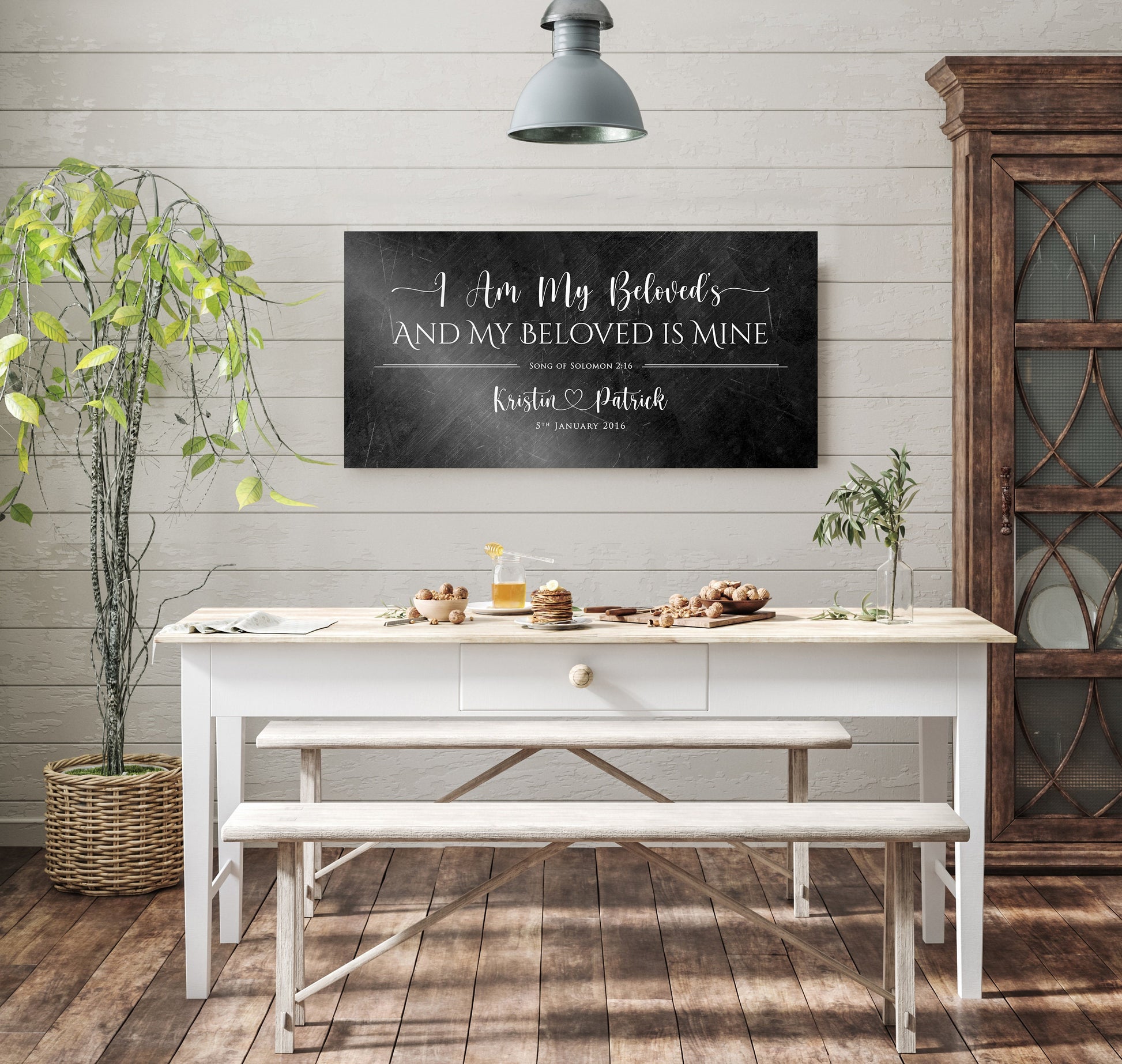 5 year anniversary gift for her, I am my beloved's