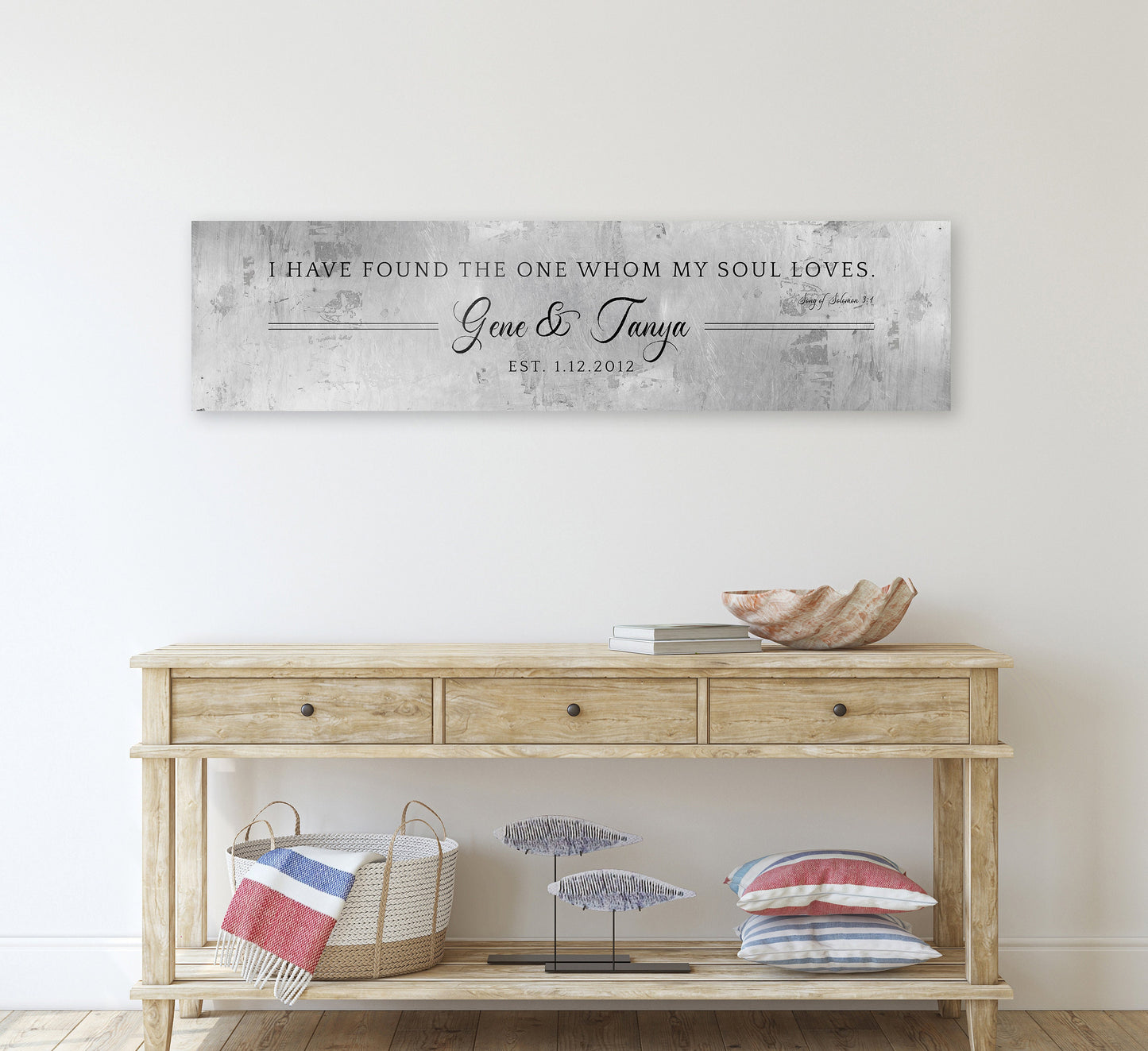 Tin Anniversary Gift, Personalized Gift