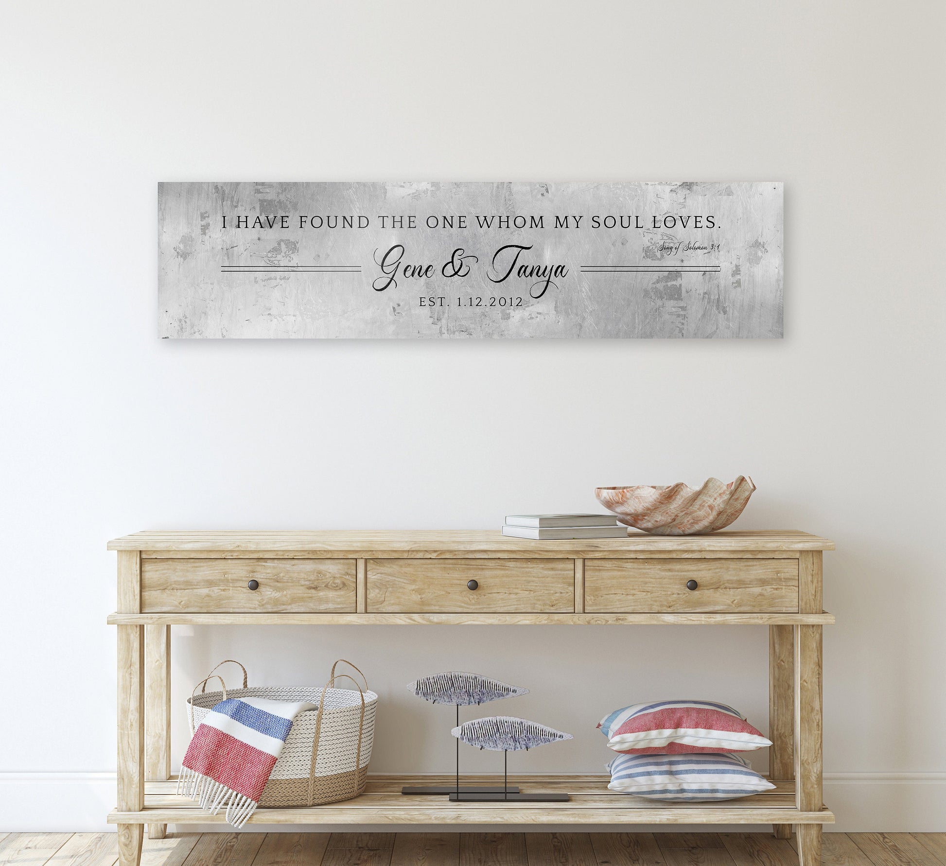 Tin Anniversary Gift, Personalized Gift