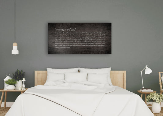 Footprints in the Sand, Footprints poem