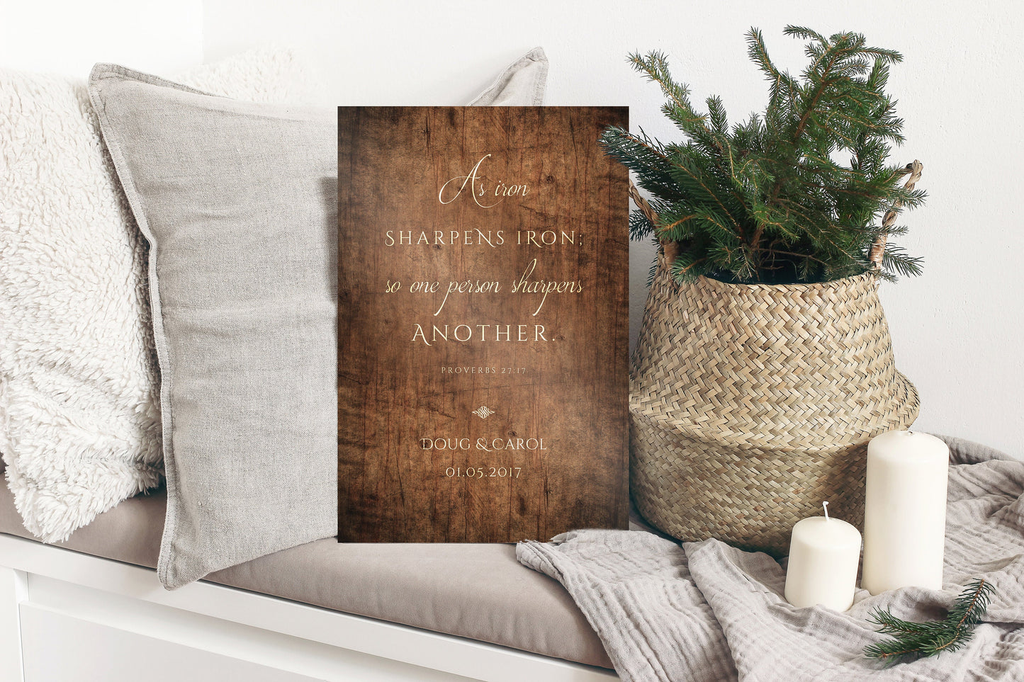 Iron Sharpens Iron, Anniversary Gift