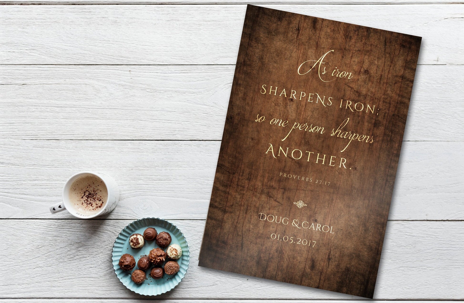 Iron Sharpens Iron, Anniversary Gift