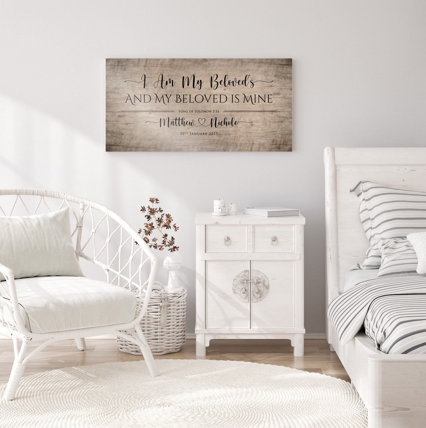 5 year anniversary gift for her, I am my beloved's