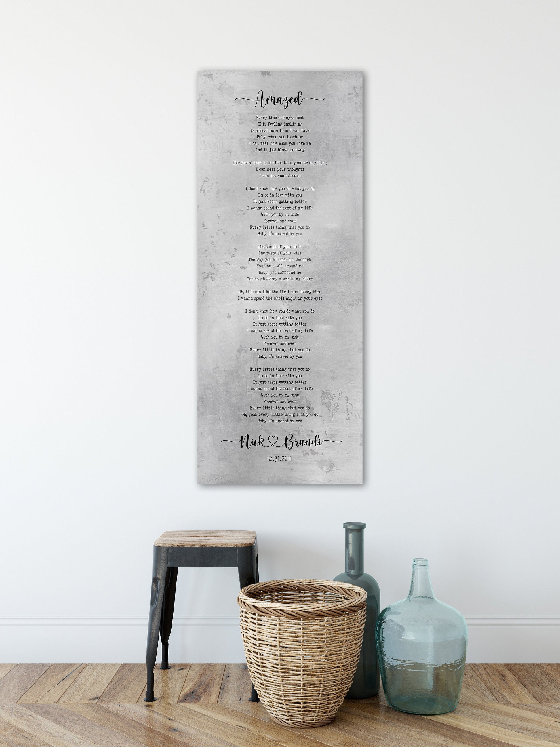 Our Song on Tin, 10th Anniversary Gift