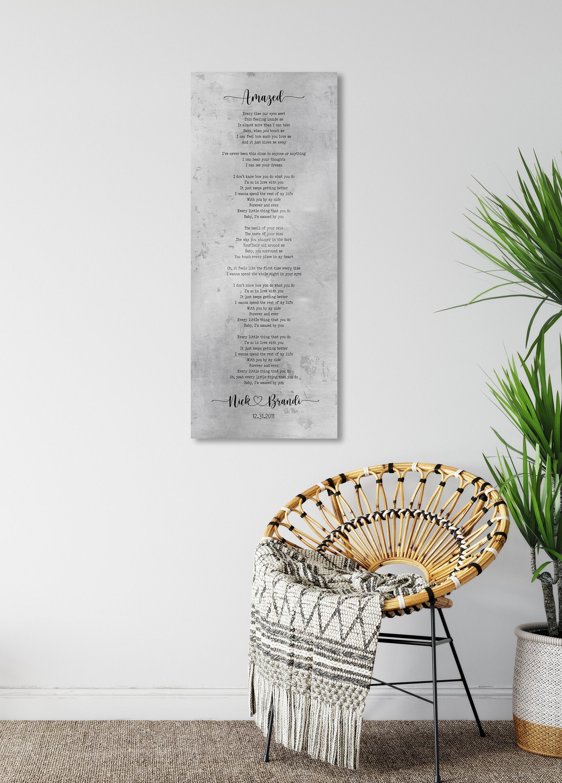 Our Song on Tin, 10th Anniversary Gift