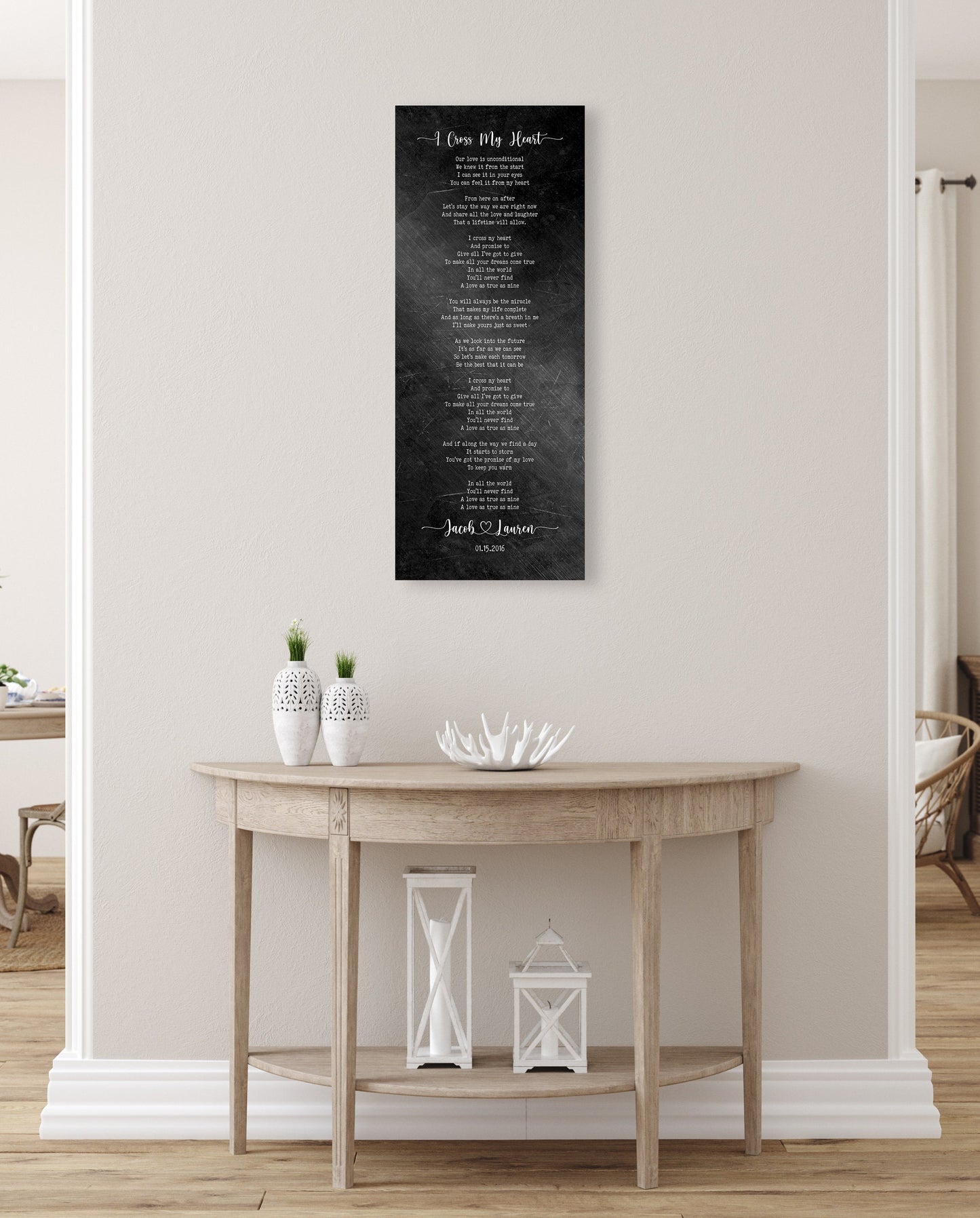 Our Song on Iron, 6th Anniversary Gift