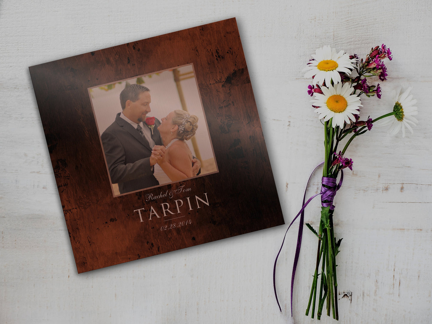 Bronze Anniversary Gift for Wife, Photo on Bronze