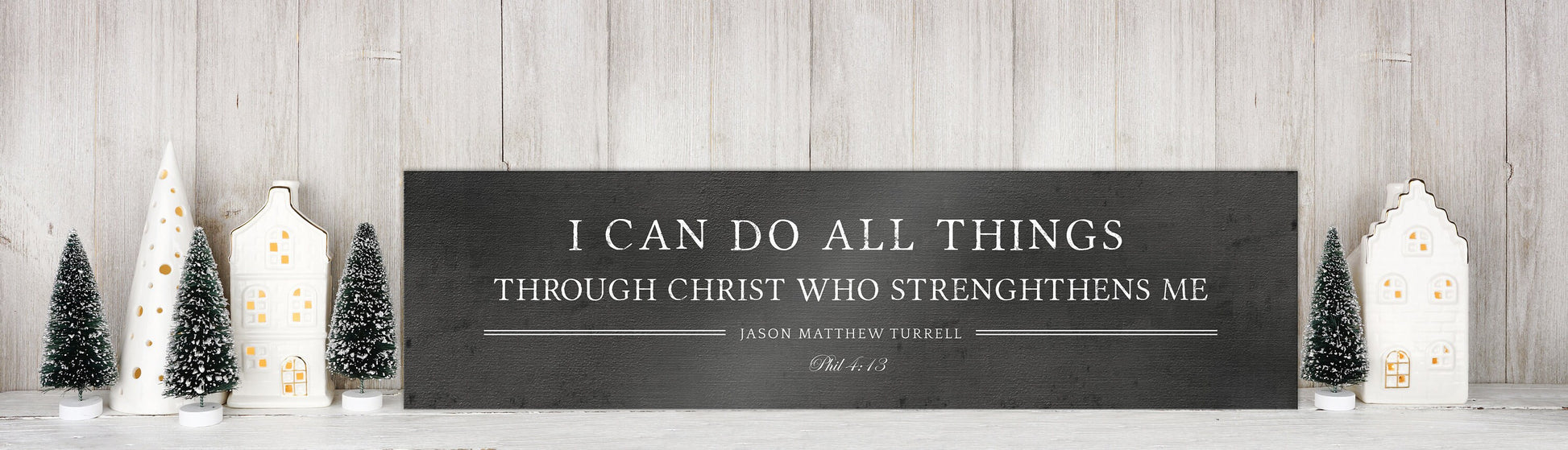 I Can Do All Things, Iron Gift for Him, Phil 4:13 Sign, Bible verse plaque, 6th Anniversary, Personalized mens anniversary gift, 6 year, men