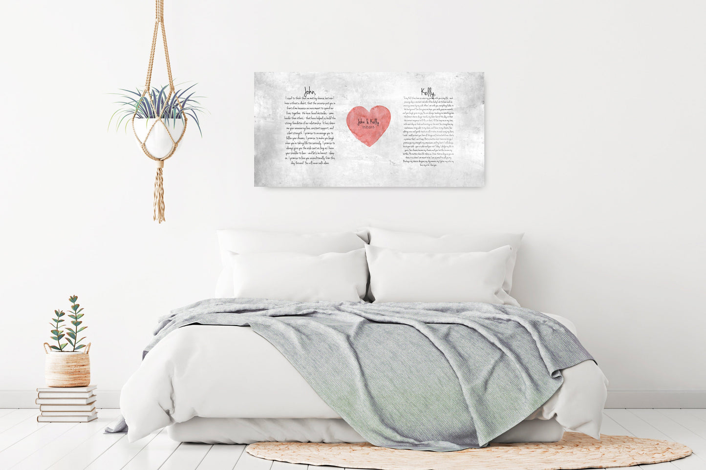 Perfectly Imperfect Wedding Vow Art, Custom tin wedding vow gift, Tin Anniversary Plaque, Personalized wedding vow print, Tin gift for her