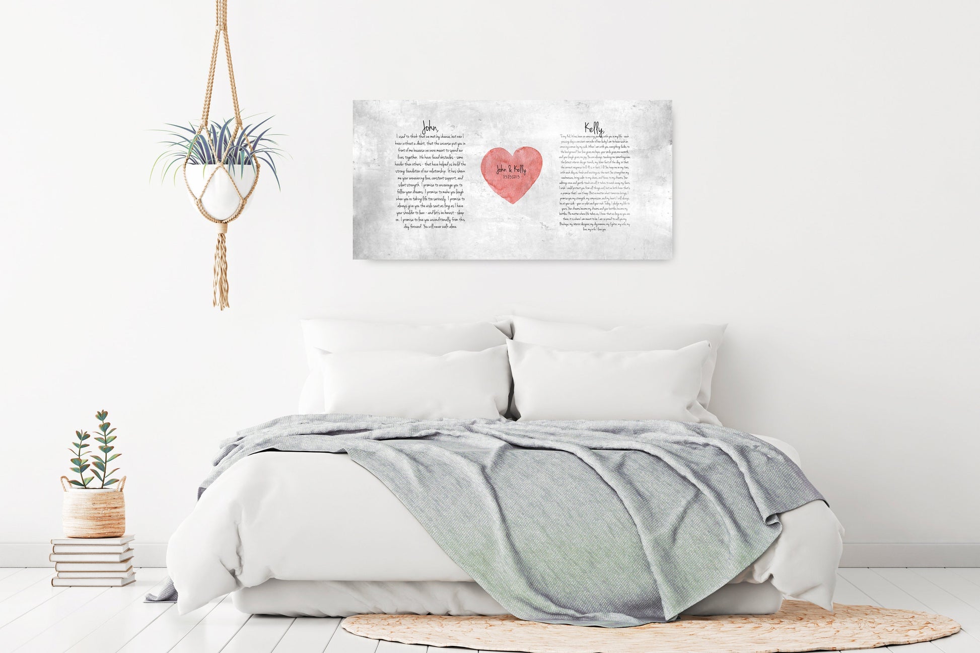 Perfectly Imperfect Wedding Vow Art, Custom tin wedding vow gift, Tin Anniversary Plaque, Personalized wedding vow print, Tin gift for her