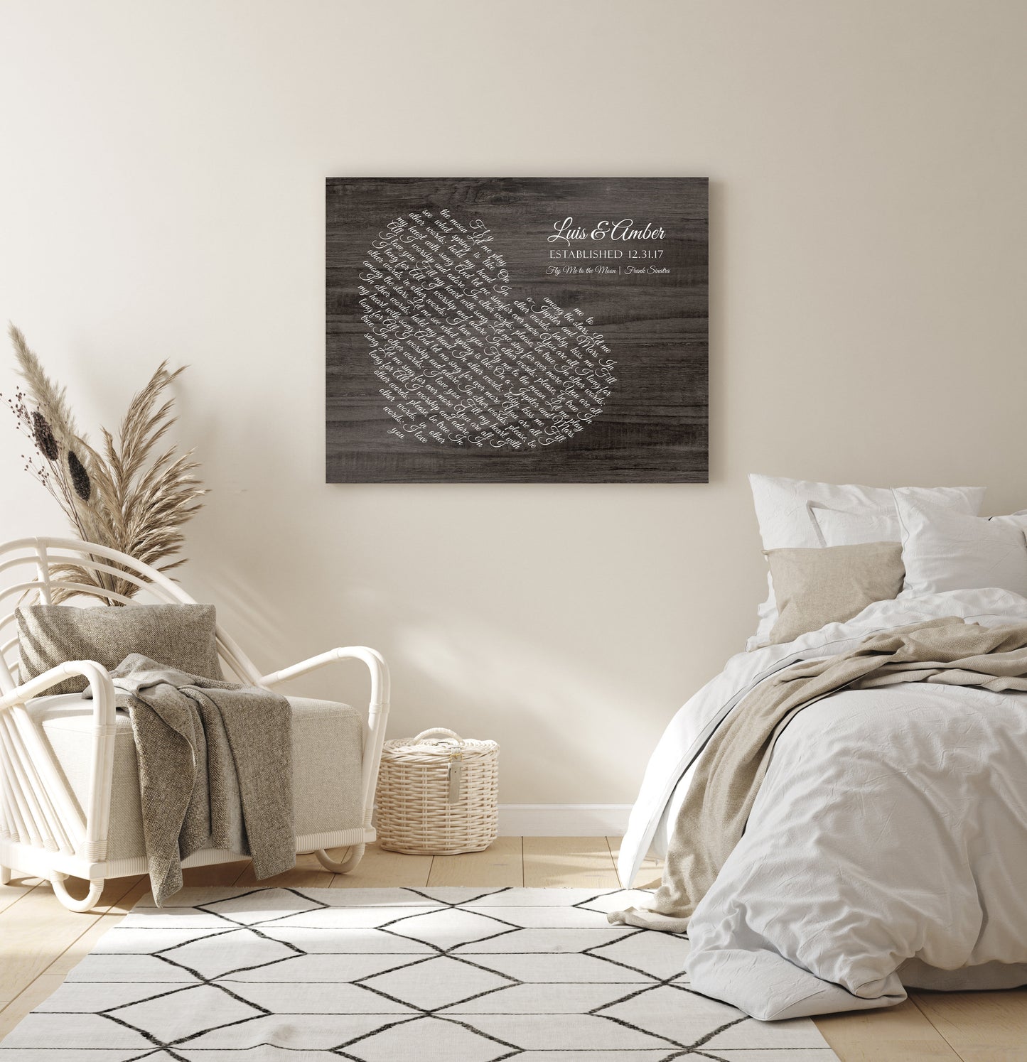 Country song lyric Sign, Custom song art, Wood Gift for Wife, Romantic gift, 5th Anniversary Gift for wife, Song lyric wall decor with heart