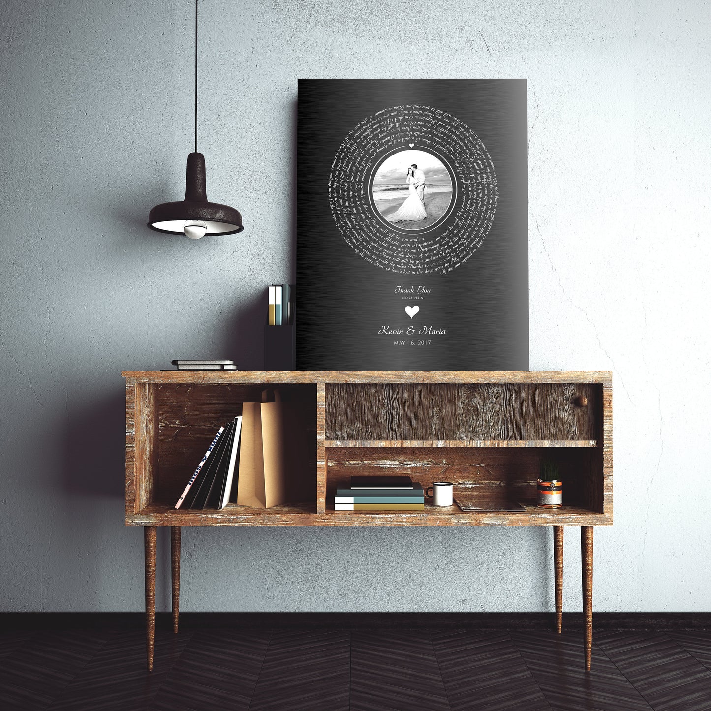 Our Song on Iron 6 Year Anniversary Gift for Her, couples plaque, Photo Gift, Personalized Anniversary Gift, 6 year gift, iron gift for wife