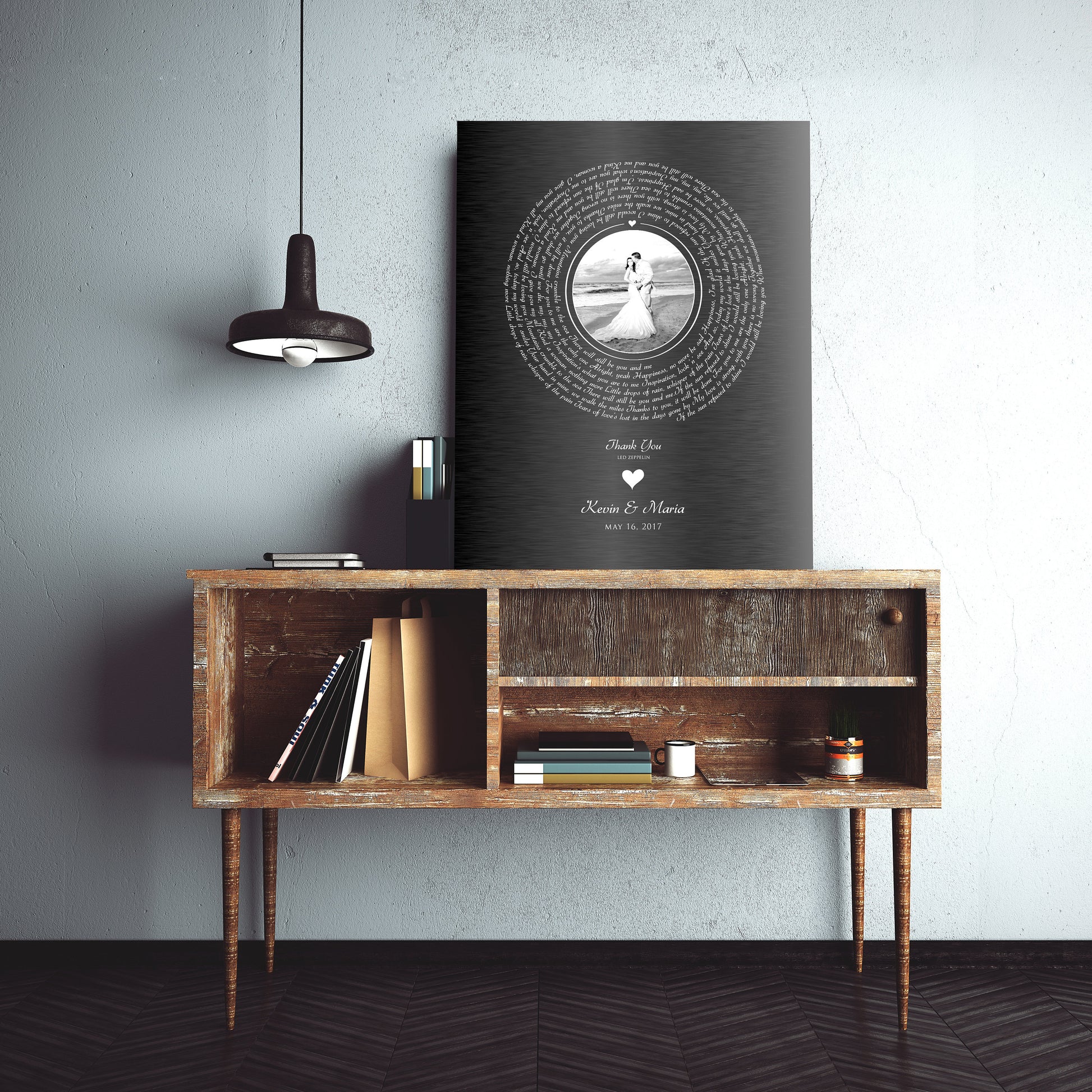 Our Song on Iron 6 Year Anniversary Gift for Her, couples plaque, Photo Gift, Personalized Anniversary Gift, 6 year gift, iron gift for wife