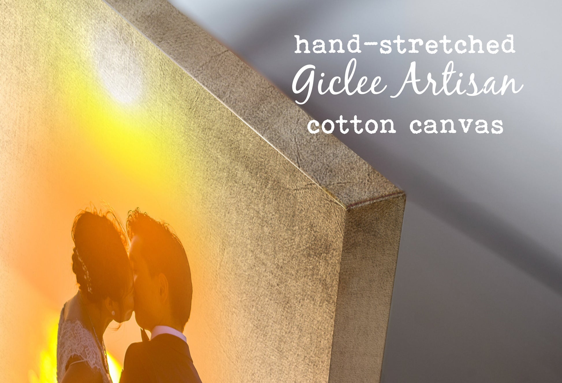 2nd Anniversary Gift, Traditional Cotton, Canvas with Words, Photo Gift with Lyrics, Cotton Gift for Anniversary, Canvas Print with song