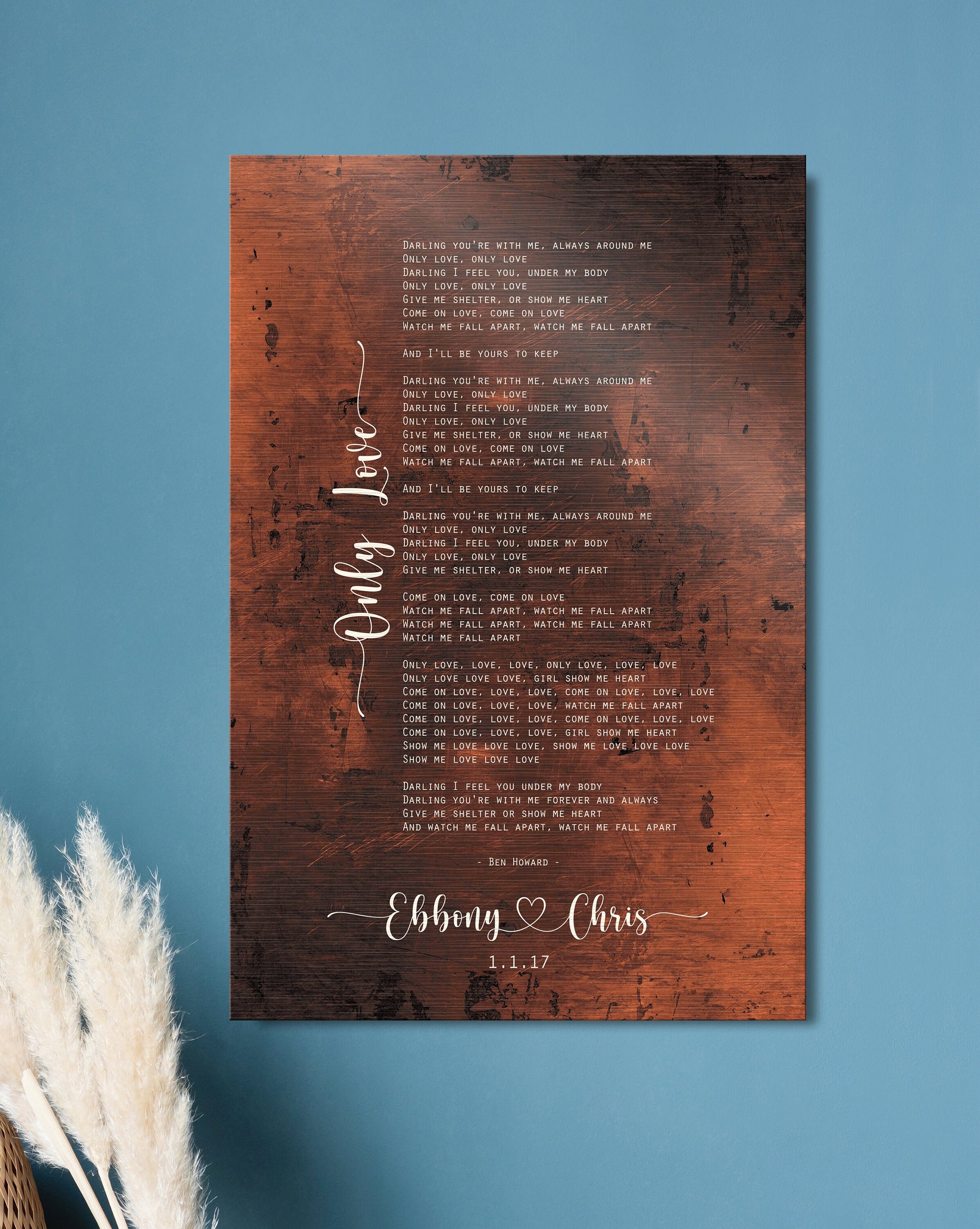 Connecting Hearts Song on Bronze