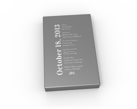 Retro Wedding Canvas - Fine art and canvas personalized anniversary and inspirational gifts