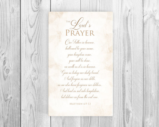 The Lord's prayer sign on canvas, christian song word art, Inspirational canvas,  Christian Lyric Canvas