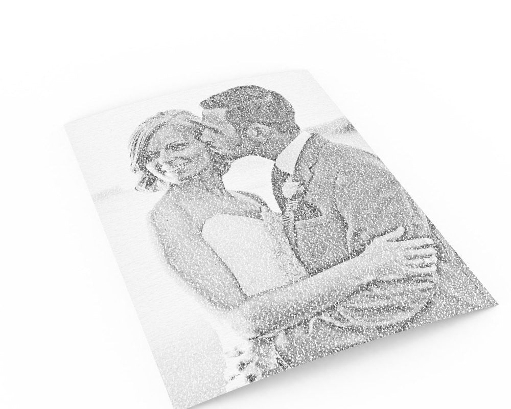 Calligram Photo Fine Art print - Fine art and canvas personalized anniversary and inspirational gifts