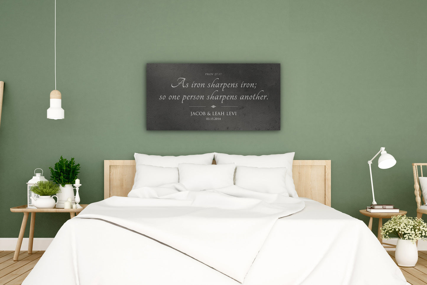 Iron Sharpens Iron Sign, Personalized Anniversary Gift, 10th anniversary, for Him, 6th Wedding Anniversary Gift, Tin Gift, Gift for Couple