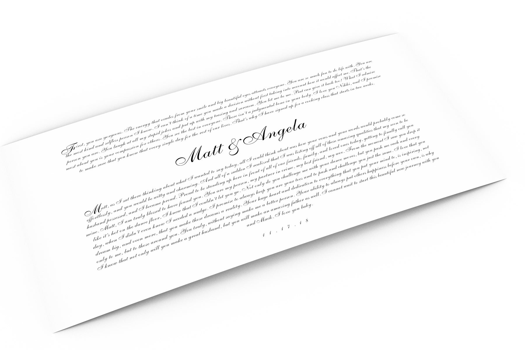 Romantic Anniversary Wedding Vow Art - Hunnycomb Proverbs - Wedding gift ideas - paper anniversary gifts 