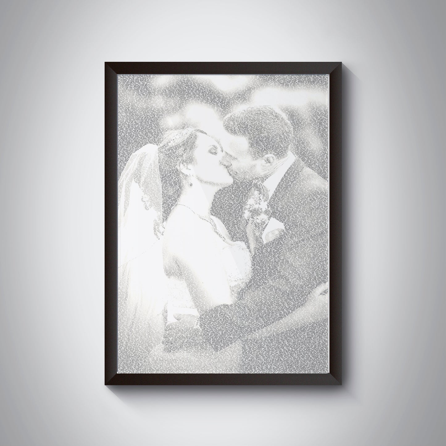 Calligram Photo Fine Art print - Fine art and canvas personalized anniversary and inspirational gifts